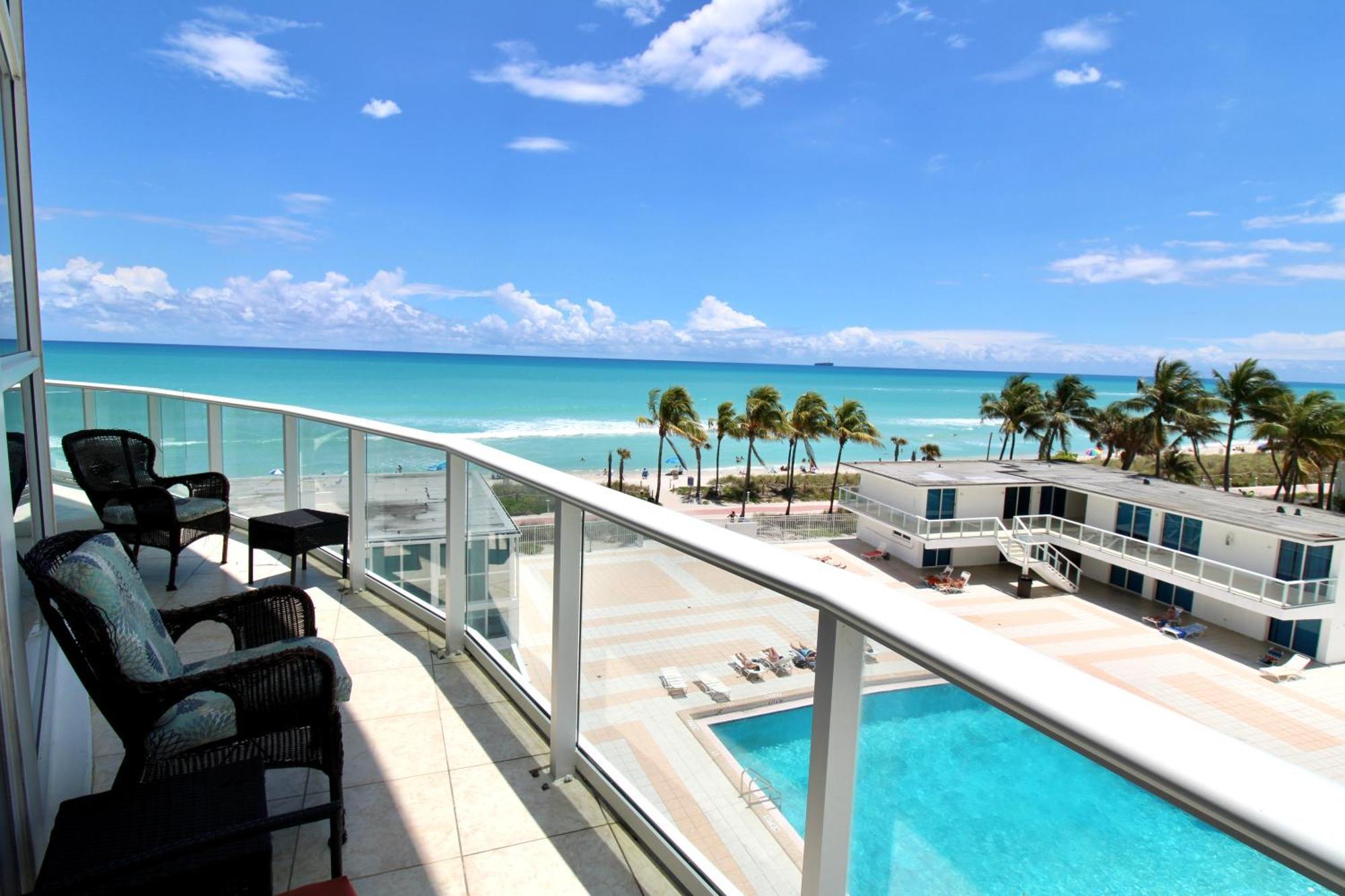 Castle M16 Oceanview Loft With Beach Access, Pool, Tennis And Free Parking! Villa Miami Beach Exterior photo